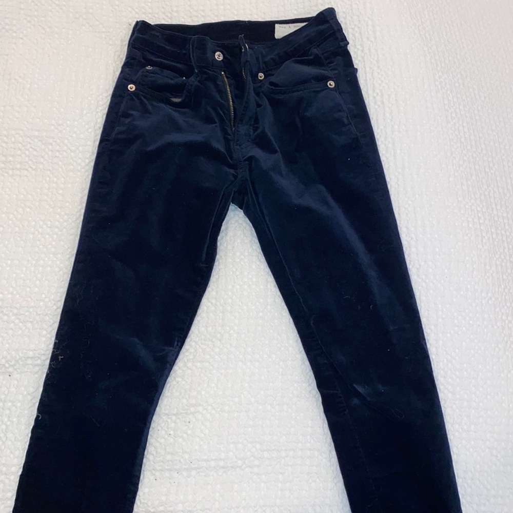 Rag and bone velvet pants